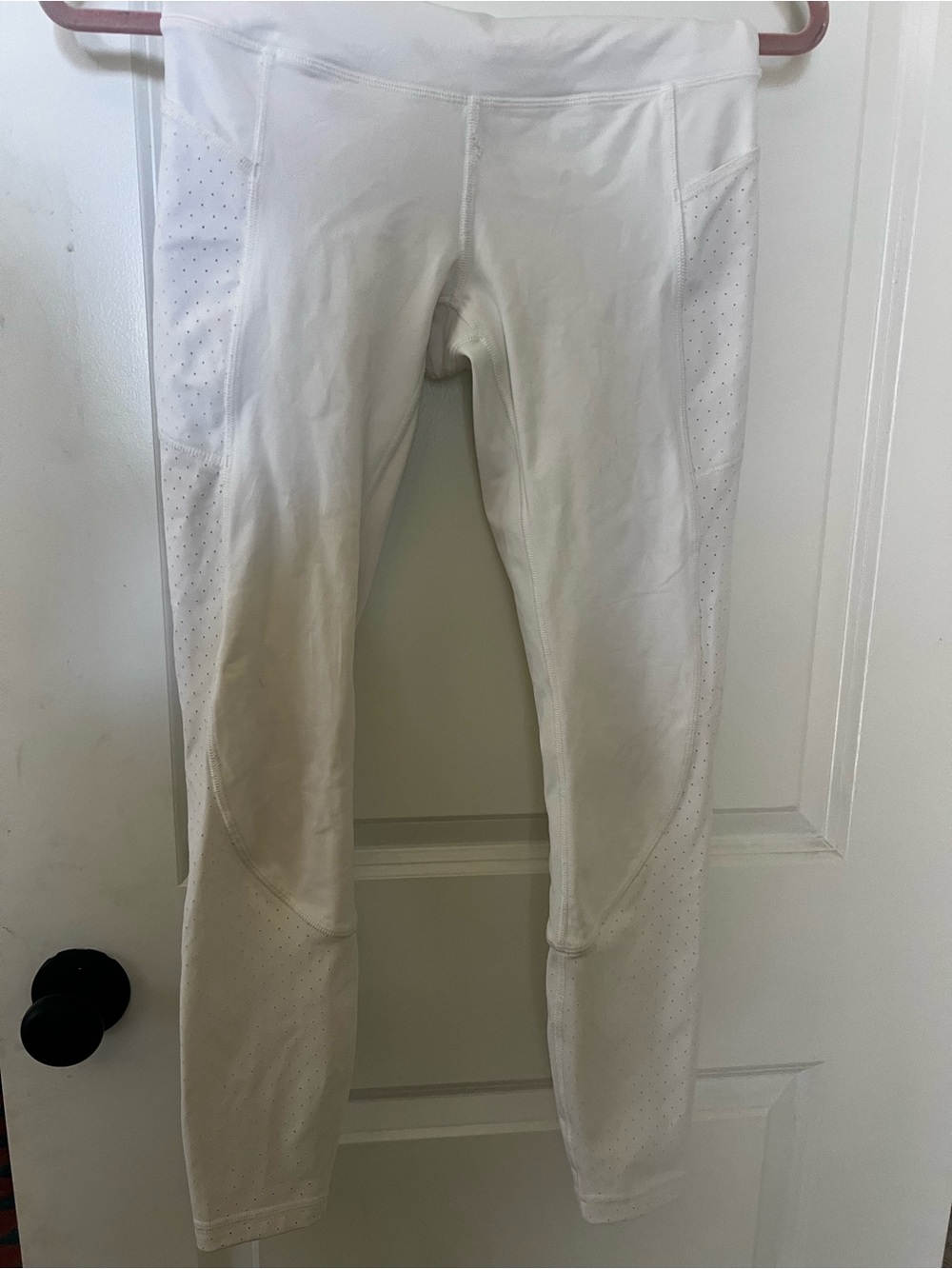 lululemon athletica White Perforated Leggings